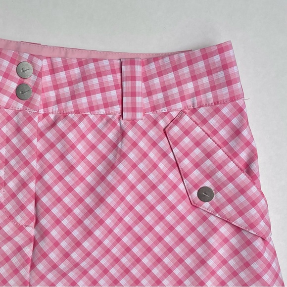 Nike Pink Gingham Golf Skirt - Picture 2 of 7